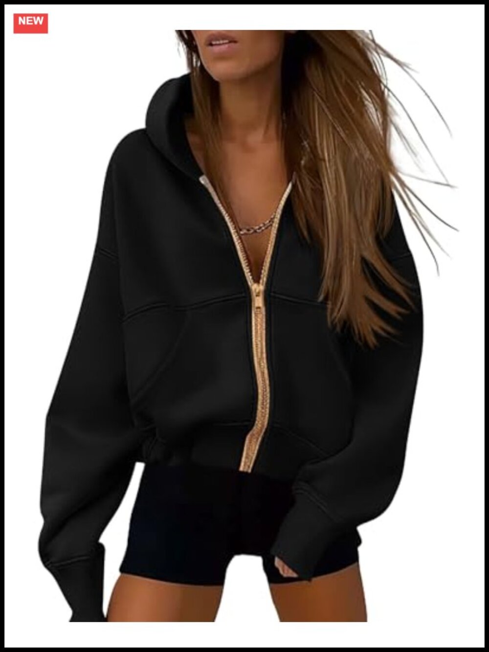 Zip Up Fleece Hoodie for Women Fall Fashion with Pockets Y2K Streetwear